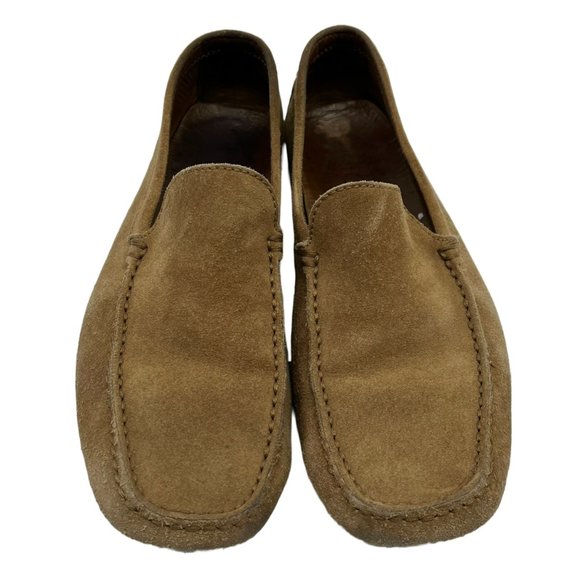 TOD\'S Men\'s Gommino Driving Shoes in Nubuck Suede Loafers Brown Tan US 9.5 main image 11
